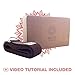 ULTY Cork Yoga Block with 6' Strap, Set is for Fitness, the Gym and Pilates, Tested & Guaranteed to Improve Poses, Strength and Balance (9