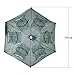 Portable Folded Fishing Net Fish Shrimp Minnow Crayfish Crab Baits Cast Mesh Trap automatic 6 sides 12 Holes