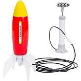PLAYSTEM Water Rocket Launcher for Kids（50 Meters） - DIY Science Stem Toys - Xmas Gift for Boys &amp; Girls