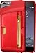 Smartish iPhone 6 Plus/6s Plus Wallet Case - Wallet Slayer Vol. 2 [Slim Protective Kickstand] Credit Card Holder for Apple iPhone 6s Plus/6 Plus (Silk) - Red Rouge