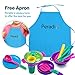 Peradix Play Dishes Kitchen Accessories Utensils Cookware Tableware Playset Plates and Bowls Set Children Dish Set Little Chef Pretend Role Play Cooking Toy for Children Kids Toddlers