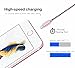 Lightning Cable OTISA 3Pack 5Ft Nylon Braided iPhone Cable with Ultra-compact Connector Charging Cord Charger for iPhone 7/7 Plus/6s/6s Plus/6/6 Plus/5s/55se, iPad,iPod Compatible with iOS10(Pink)