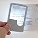 BESTSUN 3X 6X LED Illuminated Magnifier Card Shaped Reading Magnifying Glass, Silver