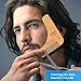 Shefave Beard Kit Beard Grooming Kit for Men Gift Set (100% Pure Boar Bristle Brush, Wooden Beard Comb, Beard Oil, Beard Balm, Beard Shaping Tool & Trimming Scissors) (Version2)