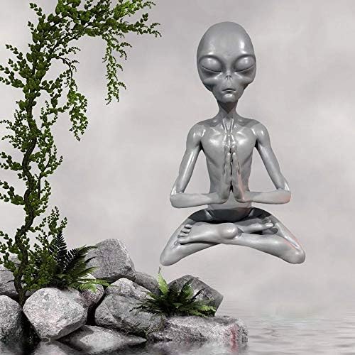 Alien Resin Statue for Backyard Decoration
