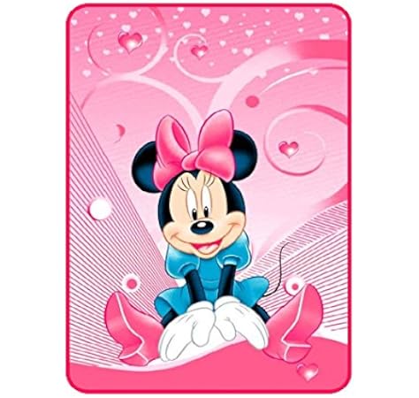 Disney Licencia- Manta Infantil Rachel 160x220, Cama de 90.(Minnie): Amazon.es: Hogar