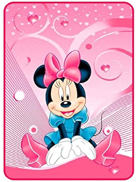Disney Licencia- Manta Infantil Rachel 160x220, Cama de 90.(Minnie): Amazon.es: Hogar