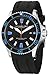 Stuhrling Original Men's 706.02 Aquadiver Regatta Quartz Date Blue Accent Rubber Strap Diver Watch
