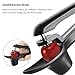 BarneySaxon Cherry and Olive Pitter Tool, Cherry Pitter Remover Corer (Black)