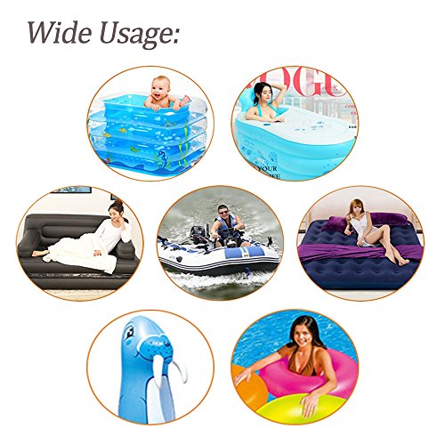 image for FMS Electric Portable Air Pump 12V DC/100-240V AC Quick-Fill Air Pump 