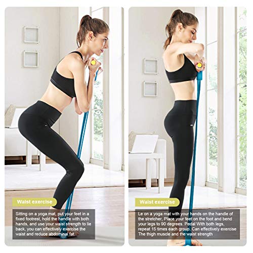 JIRVY-Pedal-Resistance-Band-Super-Light-Yoga-Strap-Elastic-Pull-Rope-Fitness-Equipment-for-Sit-up-Bodybuilding-Expander-Abdomen-Workout-Arm-Stretching-Slimming-Training-Blue