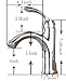 Eyekepper Single Handle Brass Bathroom Faucet Oil Rubbed Bronze Basin Mixer Tap