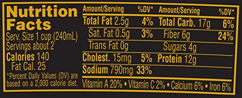 Campbell's Slow Kettle Style Tuscan-Style Chicken & White Bean Soup with White Meat Chicken, 15.5 oz. Tub (Pack of 8)