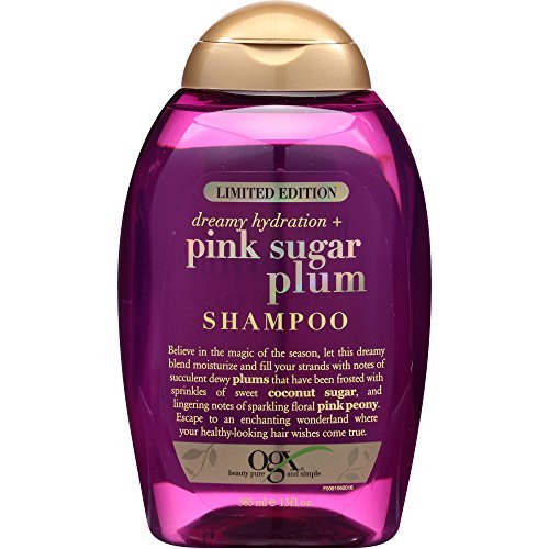 OGX Limited Edition Dreamy Hydration + Pink Sugar Plum Organix Hair Shampoo 13oz (Quantity 1)
