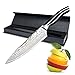 Chef Kitchen Knife - Stainless Steel Knife with Damascus Texture - Razor-Sharp Blade 8 inch Professional Kitchen Chef Knives - Chef Knife in Christmas Gift Box, High Carbon Cooking Knife