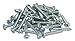 Qualihome Zinc Self Drilling Drywall Anchor Hollow Wall Anchor Kit with Screws - Metal Self Drilling Drywall Anchors with Wide Screw Fins - #8 Zinc Drywall Anchors Heavy Duty - 50 Pack - 75 Lbs