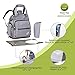 Diaper Bag Backpack - Travel Diaper Bag - Small Diaper Bag - Baby Diaper Backpack - Newborn Diaper Bag for Girls Boys - Maternity Nappy Bag for Women Men - Dad Diaper Bag Organizer Grey - Bookbag