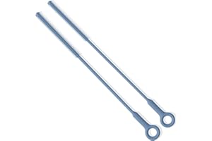 Raymeefa Straw Cleaner,Extra Long Straw Cleaner Brush,Reusable Silicone Straw Cleaner,Crevice Brush,Soft Straw Cleaning Brush