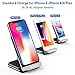 SONRU Fast Wireless Charger Pad Phone Stand, 10W Qi Charger for iPhone XS/X/8/8 Plus, S9/S9+, S8/S8+, S7/S7 Edge, S6/S6 Edge, Note 8/5, etc