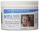 Triple Paste Medicated Ointment for Diaper Rash, Fragrance Free, Hypoallergenic