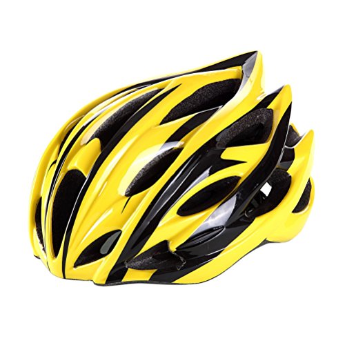 yellow helmet bike