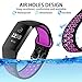 Neitooh 3 Packs Bands Compatible with Fitbit Charge 3/Charge 3 SE for Women and Men,Soft Silicon Waterproof Replacement Sports Strap with Breathable Holes