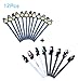 Errollina 12Pcs 0.38mm Funny Cute Kawaii and 0.5mm No Face Creative Cute Gel Pen Black Ink Gel Pen Ballpoint Set School Student Kids Gift Stationery Office Supplies