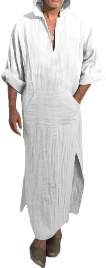 linen kaftan mens