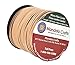 Mandala Crafts Faux Suede Cords Peru Leather Cords for Jewelry Making - 2.65mm Leather Laces Leather Strips Flat Vegan Leather Strings for Dream Catchers Supplies