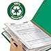 Smead 100% Recycled Pressboard Classification File Folder, 2 Dividers, 2