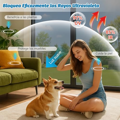 Niviy Mirror Vinyl for Windows Privacy 44.5 x 200 cm Vinyl for Glass Mirror Effect Anti UV Anti Heat Vinyl Window Privacy for Home Office Silver