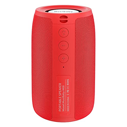 Musibaby M68 Bluetooth Speaker Pure Red