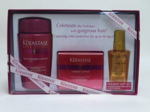 Kerastase Bain Chroma Captive Shampoo 8.5 &amp; Masque 6.8 &amp; Elixir Ultime Serum 1.7