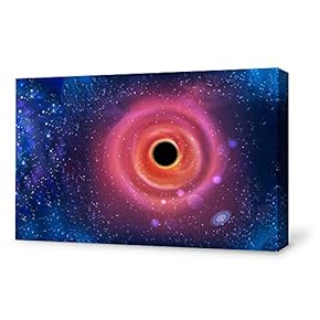 Canvas Wall Art for Living Room,Bedroom Home Artwork Paintings Universe Ready to Hang - 12x18 inches
