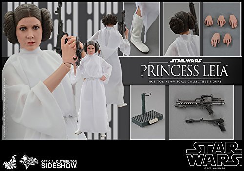 Hot Toys Star Wars: Episode IV A New Hope Princess Leia Carrie Fisher 1/6 Scale Figure