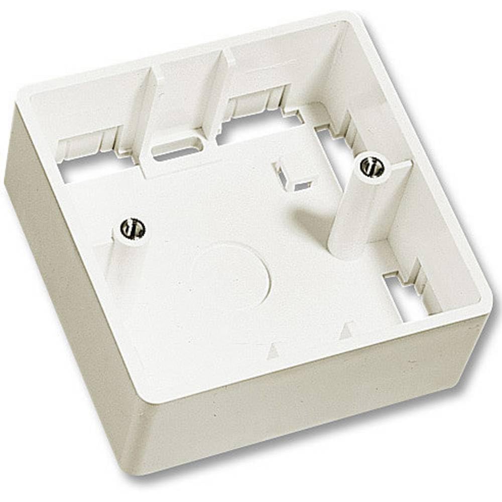 LINDY Single Pattress Box 47 mm Deep, White, Metal, Not Water Resistant