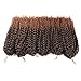 Refined Hair 12inch 24Strands 6packs/lot Ombre Malibob Jerry Curly Twist Hair Synthetic Crochet Braids Freetress Braiding Hair Extensions (T1B/30)
