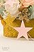 Ling's moment Star Garland Star Bunting Decorations, Paper Star Banner Hanggings for Wedding Birthday Party Baby Shower Christmas & Party Supplies, (Gold Glitter+Baby Pink+Pink) 40pcs