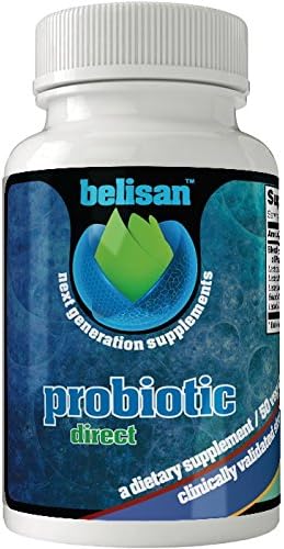 Vegan Diet Probiotic Supplement for Men & Women by Belisan - 25 Billion CFU & 10 Bacterial Strains Balanced Spectrum Blend - Supports A Healthy Digestive System - Unique Modular System - 50 Capsules