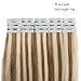 Hairro 22 Inch Tape in Hair Extensions Human Hair 30g Thin Highlight Golden Brown Mix Bleach Blonde Long Straight Hair Seamless Skin Weft Invisible Double Sided Tape 20pc/pack +10 Tape Bonds