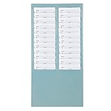 Time Card Rack, 24 Pocket Wall Mounted Time Card