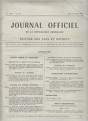Journal officiel de la république française