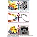 Jellydog Toy Tumble Train Track Set, Track Car Twister Set, Electric Flexible 23 Colorful Music Tracks + 1 Light Up Dump Truck, Build-A-Road X-Track Toy Car Playset, for Ages 3 and Up