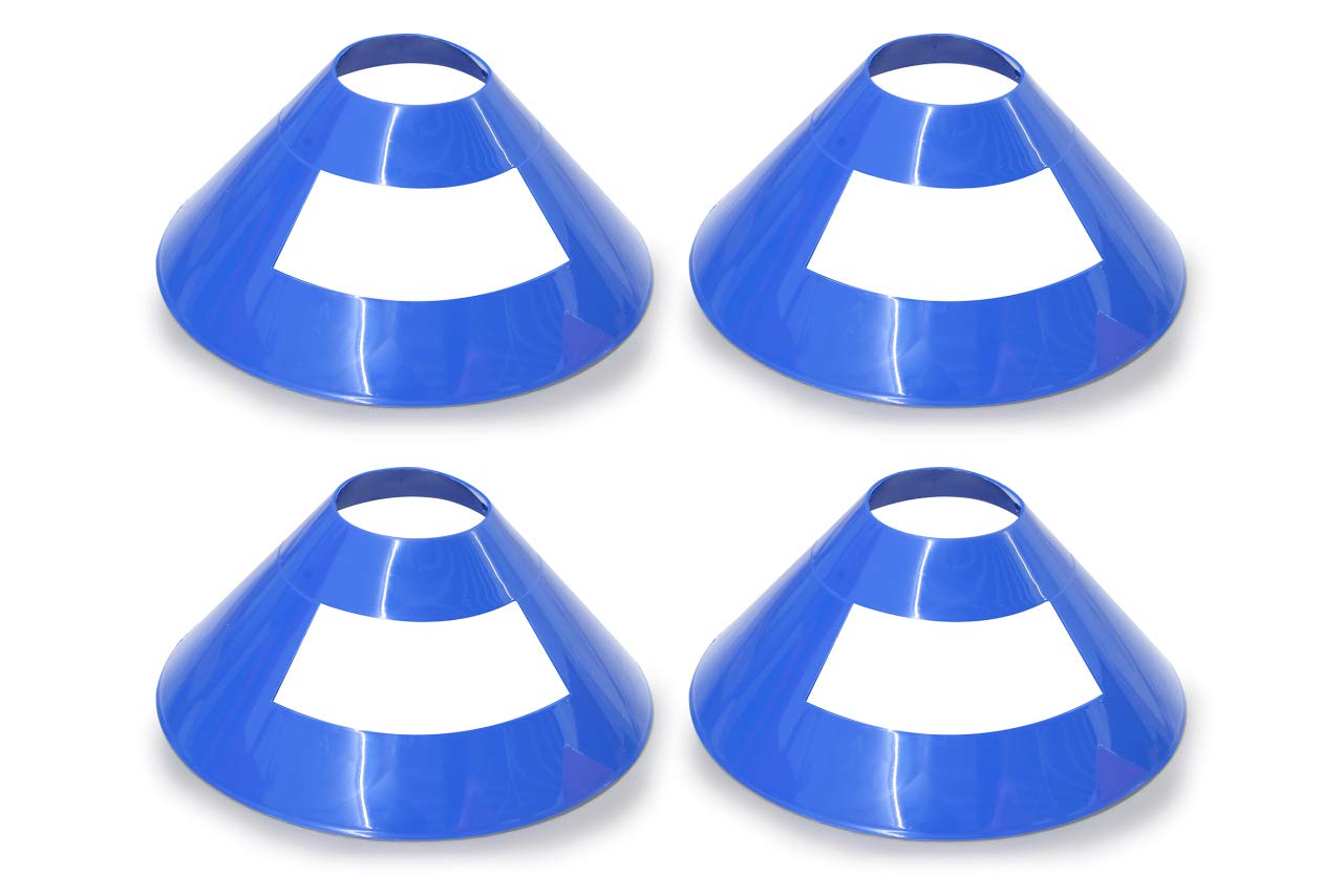 Jamara 460526 Marking Plate Traffic Blue VE4 Stackable Versatile Made of Robust Plastic Easy to Carry Space-Saving Storage