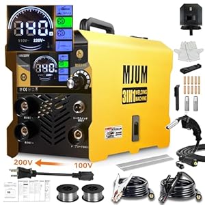 溶接機 半自動溶接機 最大出力140A 100V/200V兼用 1台3役電気溶接機 LED液晶表示