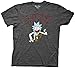 Ripple Junction Rick and Morty It's Time to Get Schwifty Adult T-Shirt - Charcoal Heather, X-Large