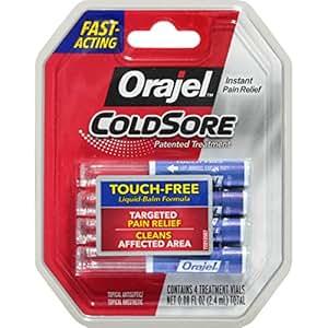 amazoncom orajel touch  cold sore patented treatment
