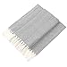 Lifaith 100% Cotton Hand Face Head Guest Gym Towel Set Washcloth Kitchen Tea Towel Dish Cloth Set of 4 Black