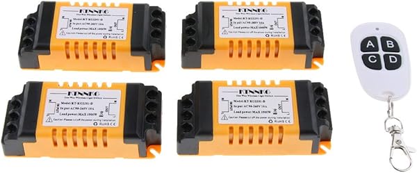 AC 90V 260V 1CH Interruptor de Luz Lmpara RF Control Remoto Inalmbrico LED Bombilla 433 Mhz Smart Home