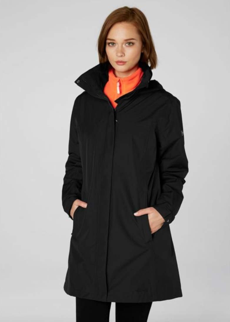 Helly Hansen Women's W Aden Long Coat, Black, M - Image 4